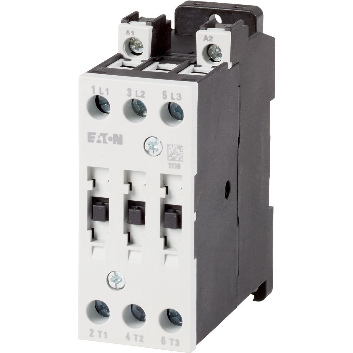 Eaton Electric - Kontaktor, 3 pol, 380 V 400 V: 7.5 kW, 24 V 50/60 Hz, AC betjent, Skruklemmer