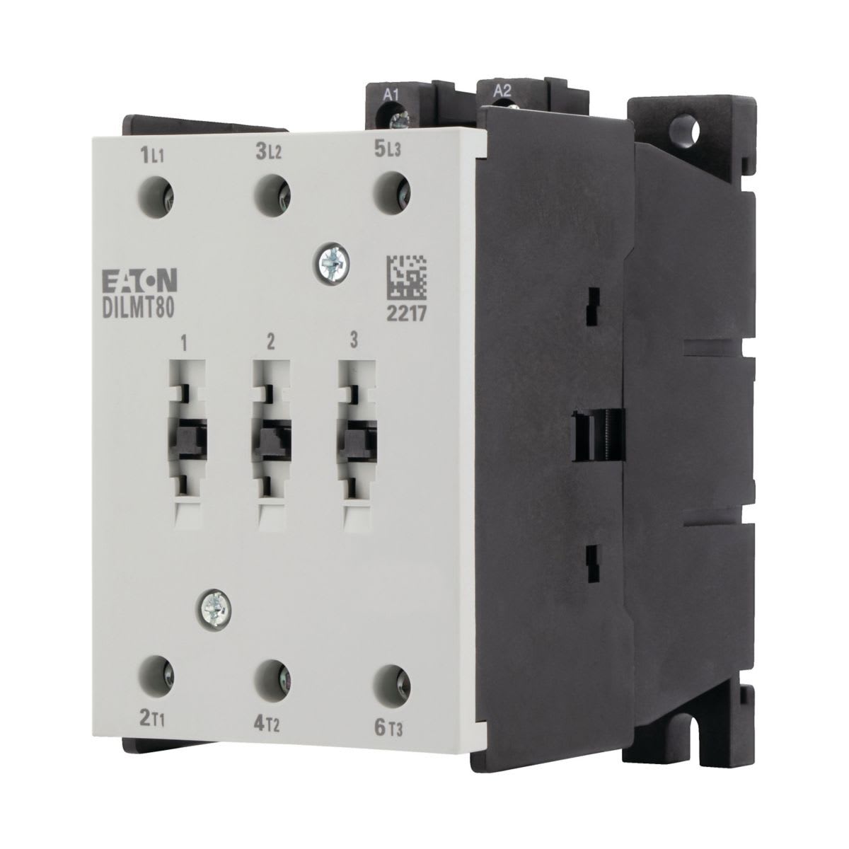 Eaton Electric - Kontaktor, 3 pol, 380 V 400 V: 37 kW, 230 V 50 Hz, 240 V 60 Hz, AC betjent, Skruklemmer