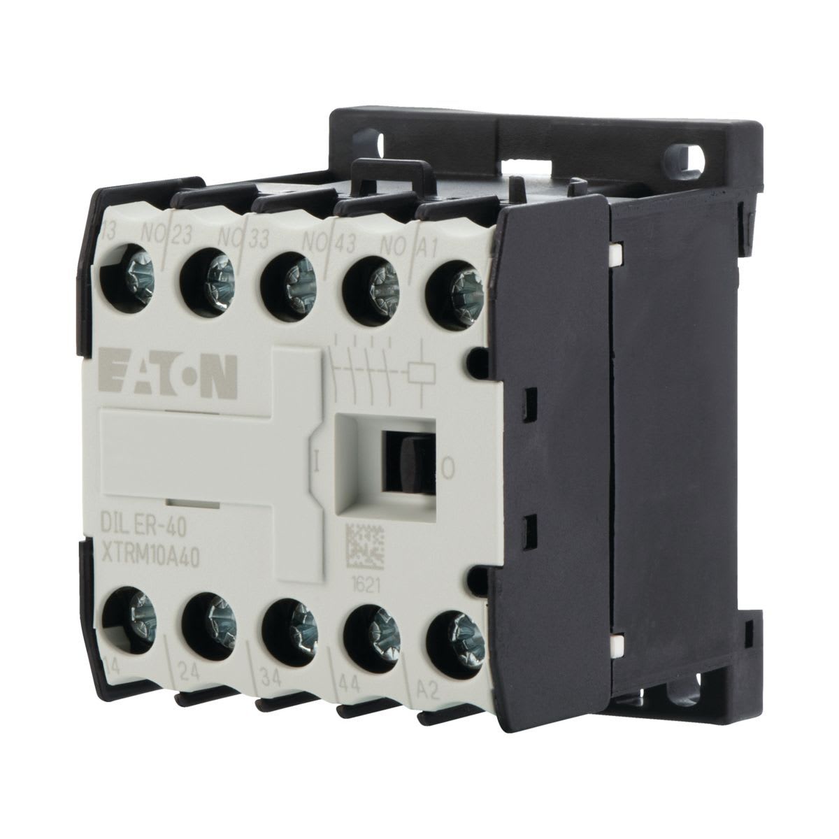 Eaton Electric - Hjelpekontaktor, 110 V 50 Hz, 120 V 60 Hz, N/O = Normalt åpen: 4 N/O