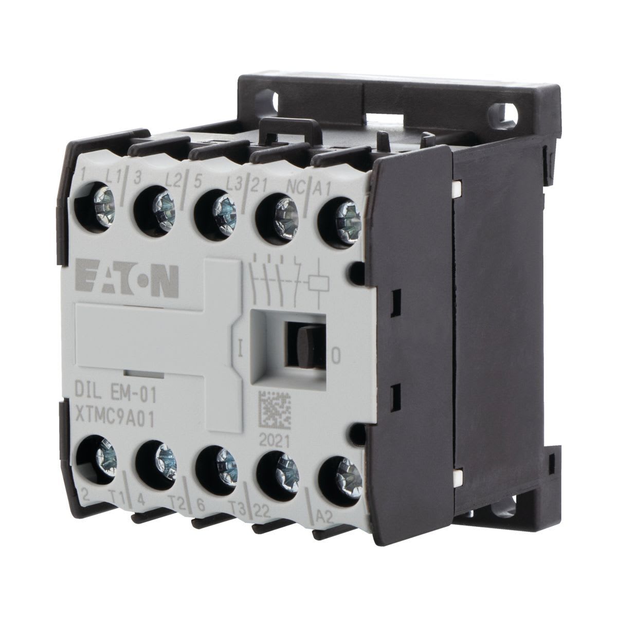 Eaton Electric - Kontaktor, 110 V 50 Hz, 120 V 60 Hz, 3 poler, 400V, 4 kW, Kontakter N/C = Normalt lukket= 1 NC