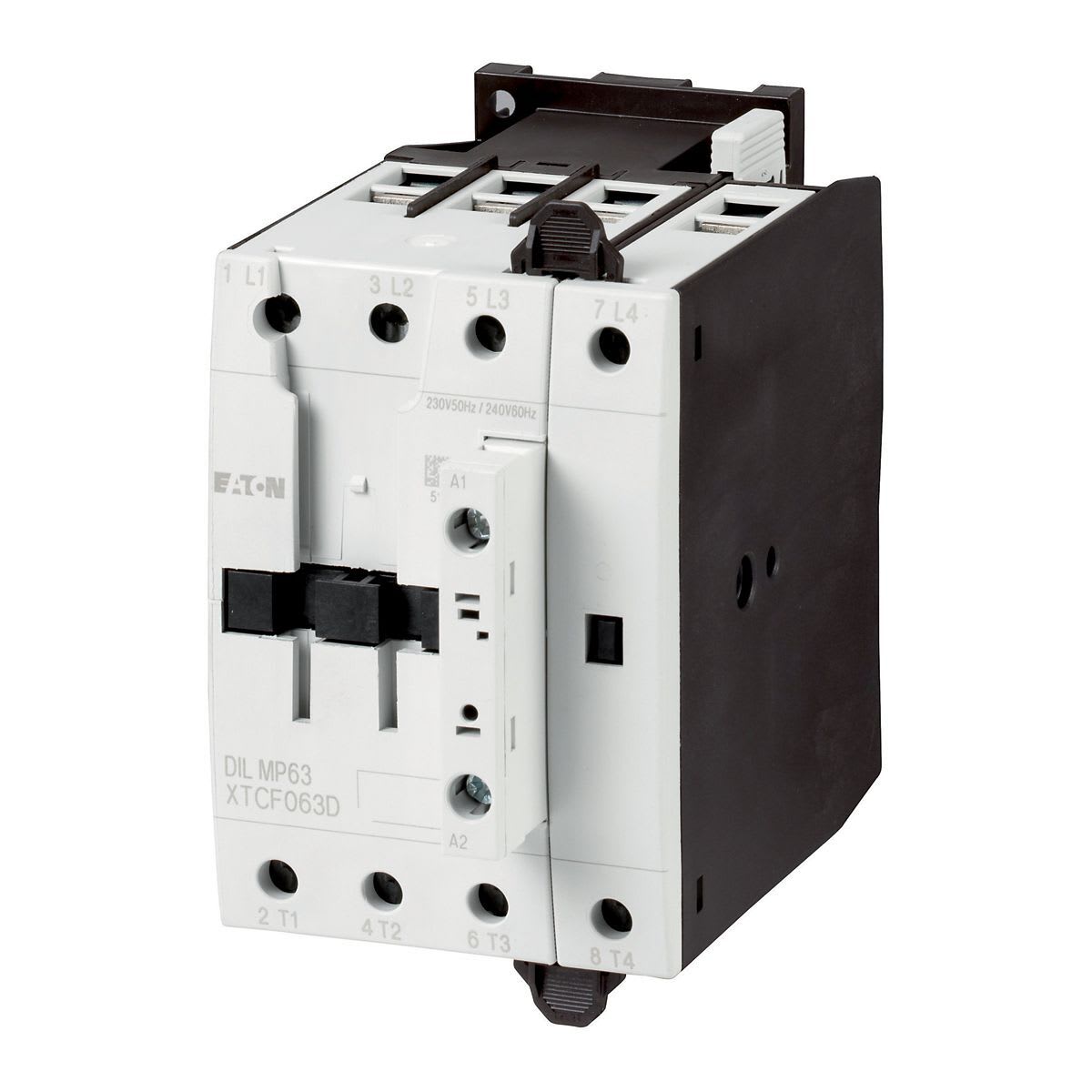 Eaton Electric - Kontaktor, 4 polet, 63 A, 110 V 50 Hz, 120 V 60 Hz, AC betjent