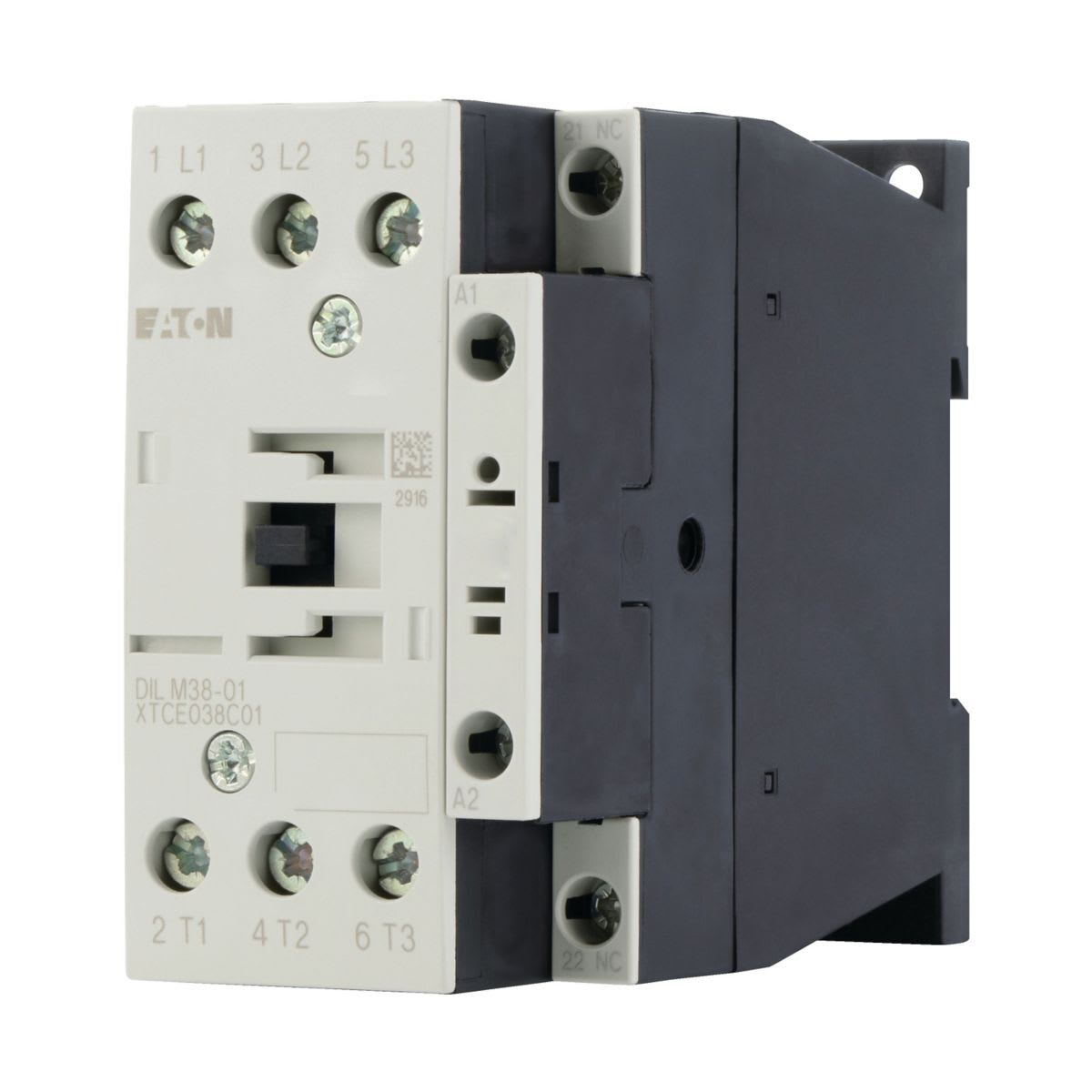 Eaton Electric - Kontaktor, 3 poler, 400V 18.5 kW, 1 NC, 230 V 50 Hz, 240 V 60 Hz