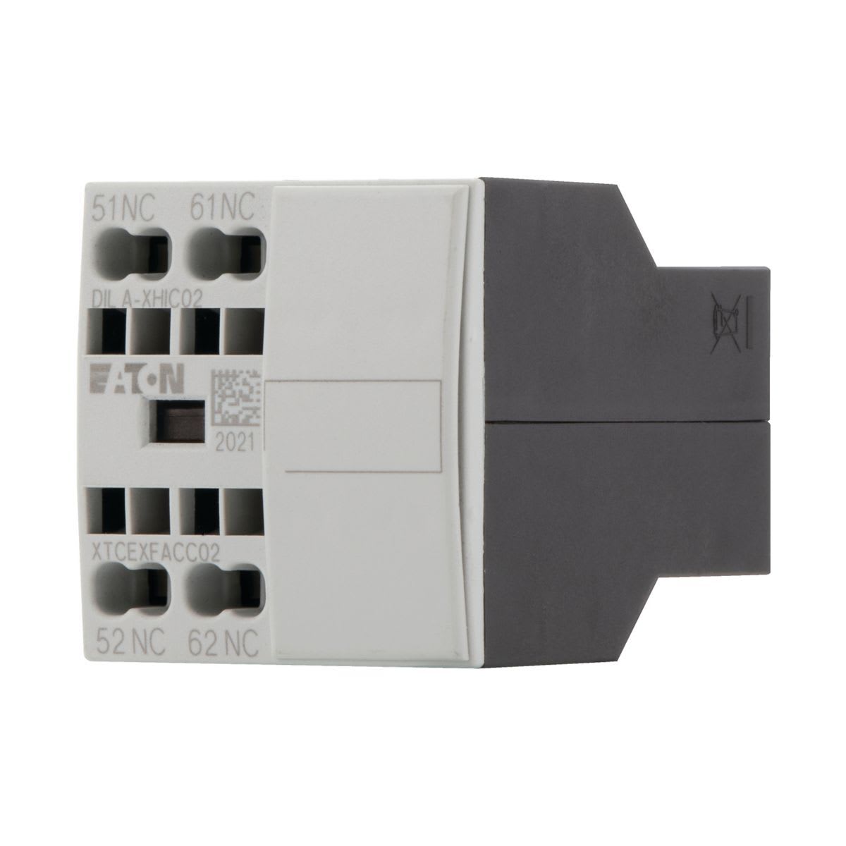Eaton Electric - Hjelpekontakt, 2 poler, 400V 415 V: 4 A, 2 NC, frontmontert