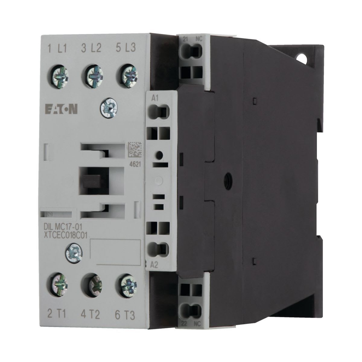 Eaton Electric - Kontaktor, 3 poler, 400V 7.5 kW, 1 NC, RDC 24: 24 - 27 V DC