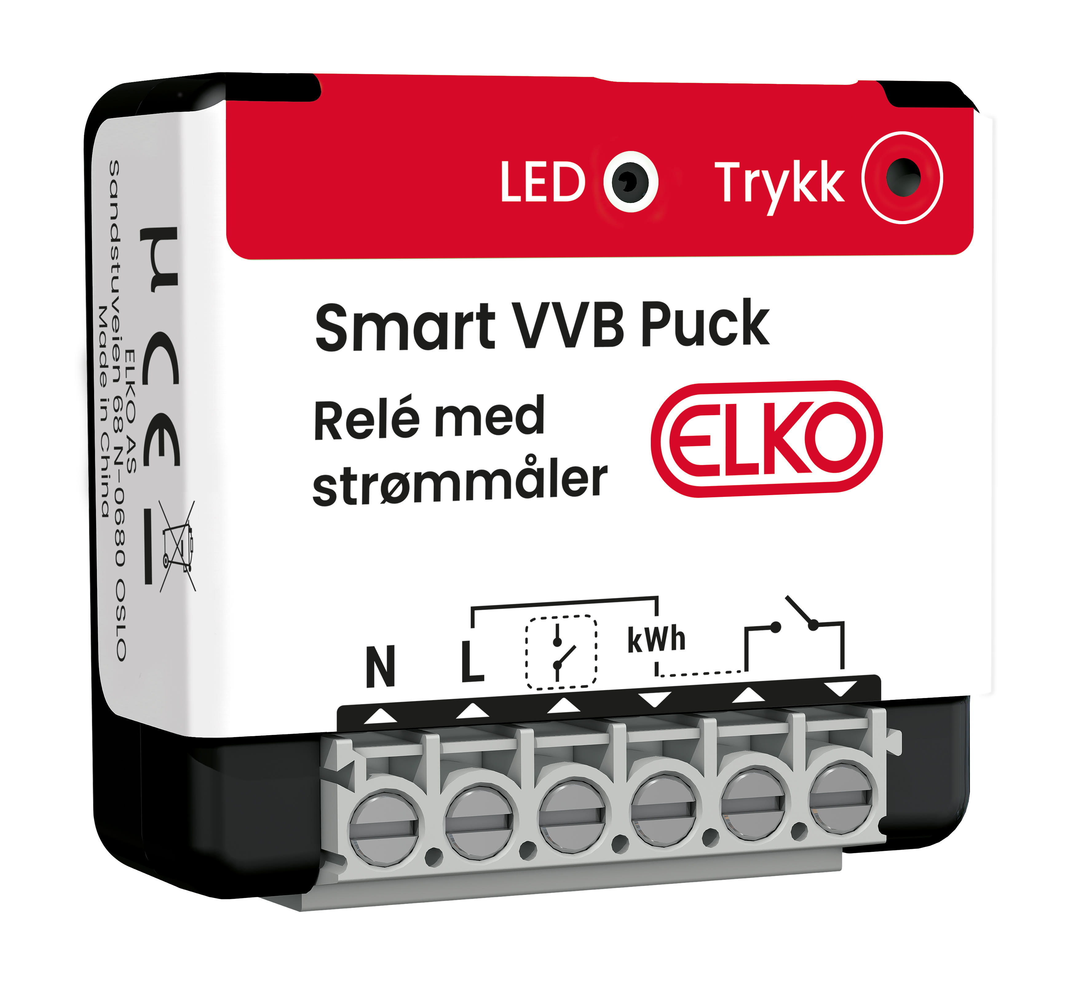ELKO - Releet kommer med innebygd energiovervåkning og har en bryterevne på 14A.