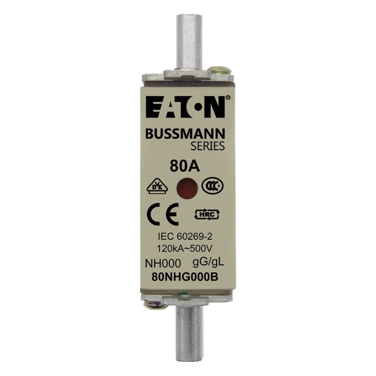 Eaton Electric - NH FUSE 80A 500V GL/GG SIZE 0