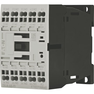 Kontaktor, 42 V 50 Hz, 48 V 60 Hz, 4 N/O, Push in klemmer, AC drift