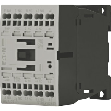 Kontaktor, 42 V 50 Hz, 48 V 60 Hz, 2 N/O, 2 NC, Push in klemmer, AC drift