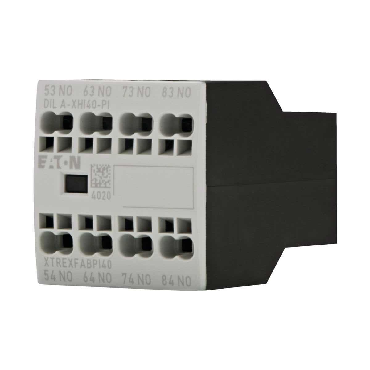 Eaton Electric - Hjelpekontakt DILA, 4-pol, Ith= 16 A, 4 N/O, Front fastening, Push in,DILA, DILM7-38A