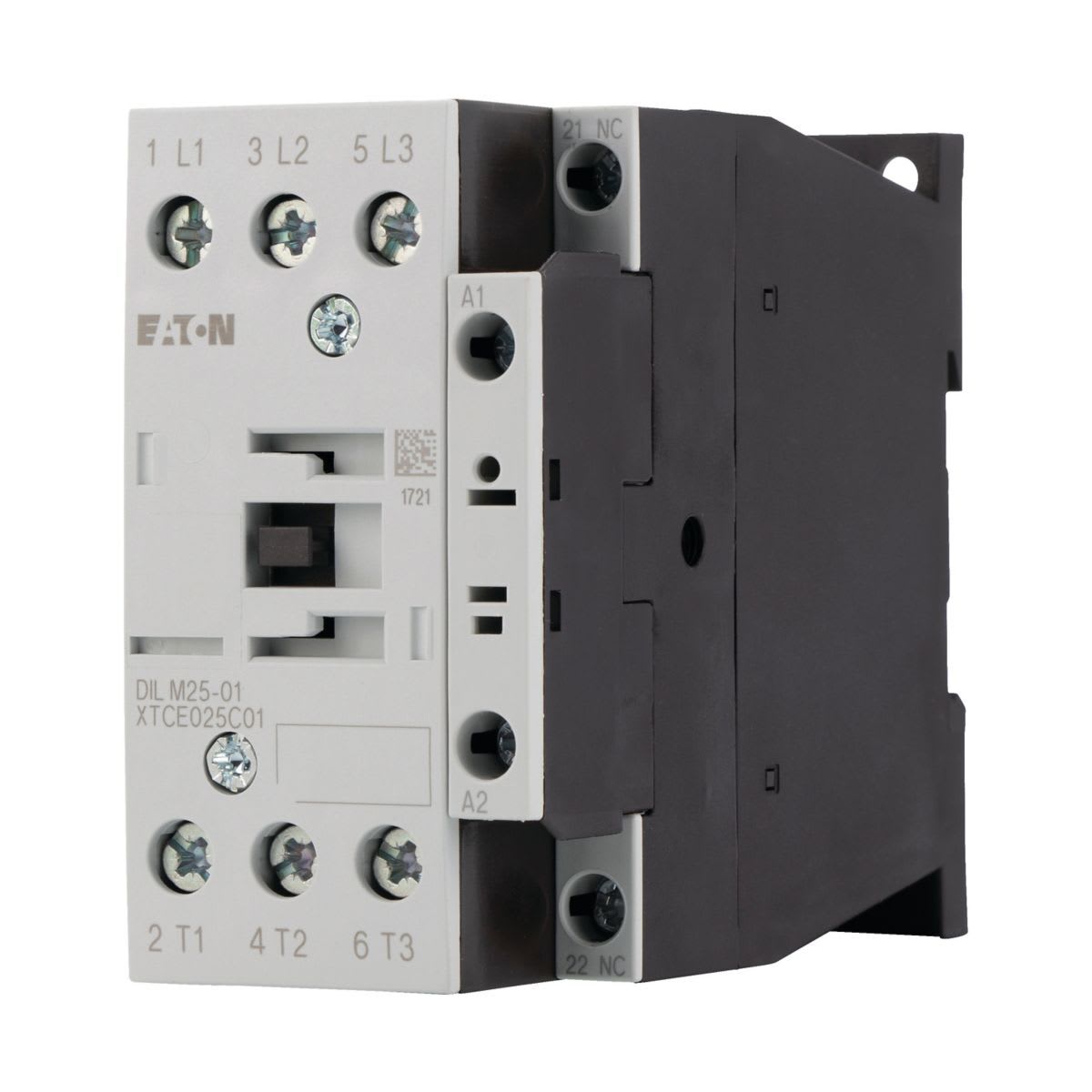 Eaton Electric - Kontaktor, 3 poler, 400V 11 kW, 1 NC, 24 V 50 Hz,