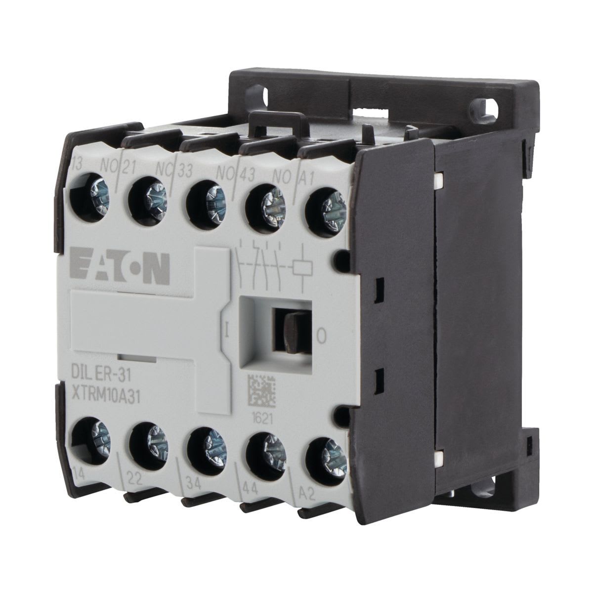 Eaton Electric - Hjelpekontaktor, 230 V 50 Hz, 240 V 60 Hz, N/O = Normalt åpen: 3 N/O, N/C = Normalt lukket: 1 NC