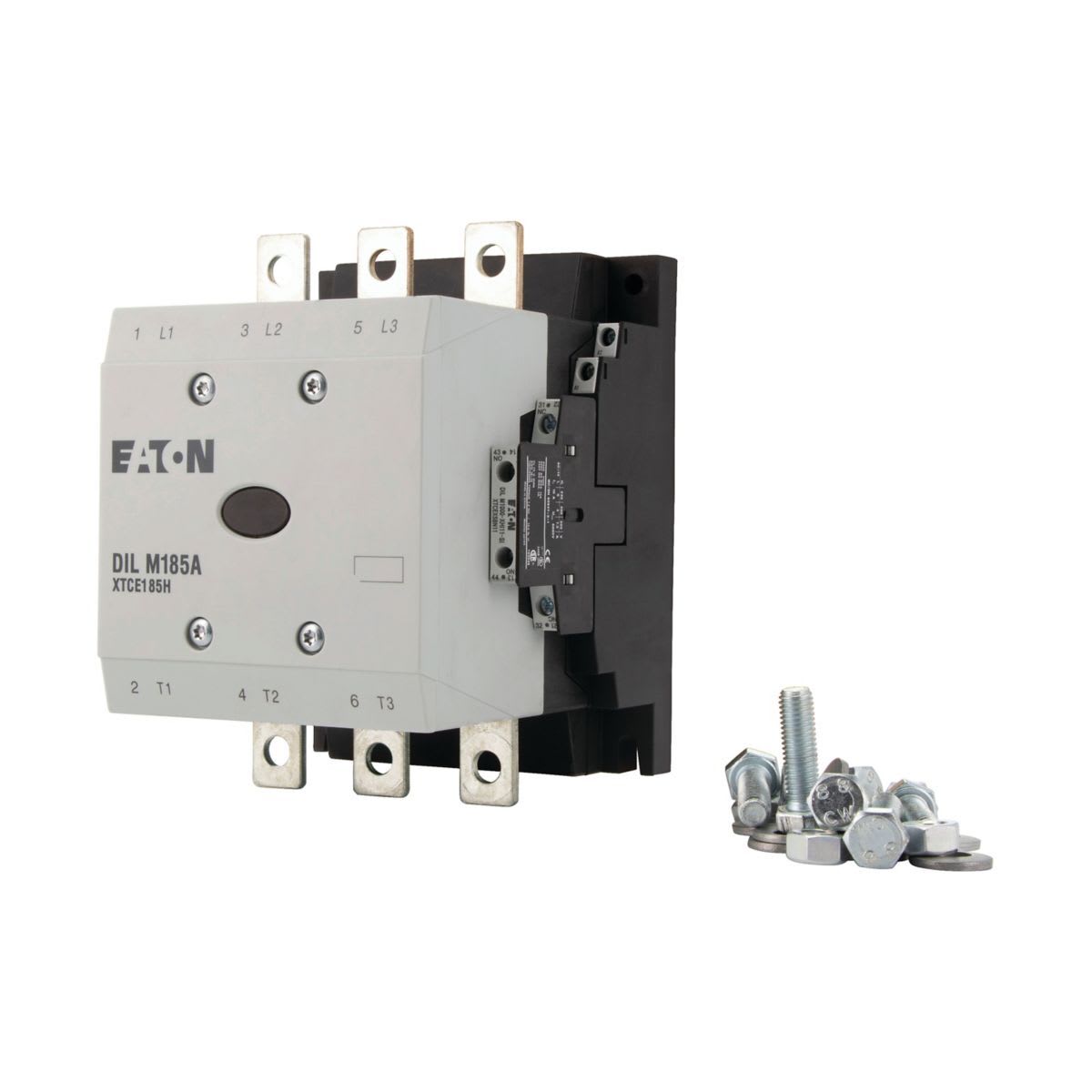 Eaton Electric - Kontaktor, 380 V 400 V 90 kW, 2 N/O, 2 NC, RDC 130: 110 - 130 V DC, DC betjent, Skrutilkobling