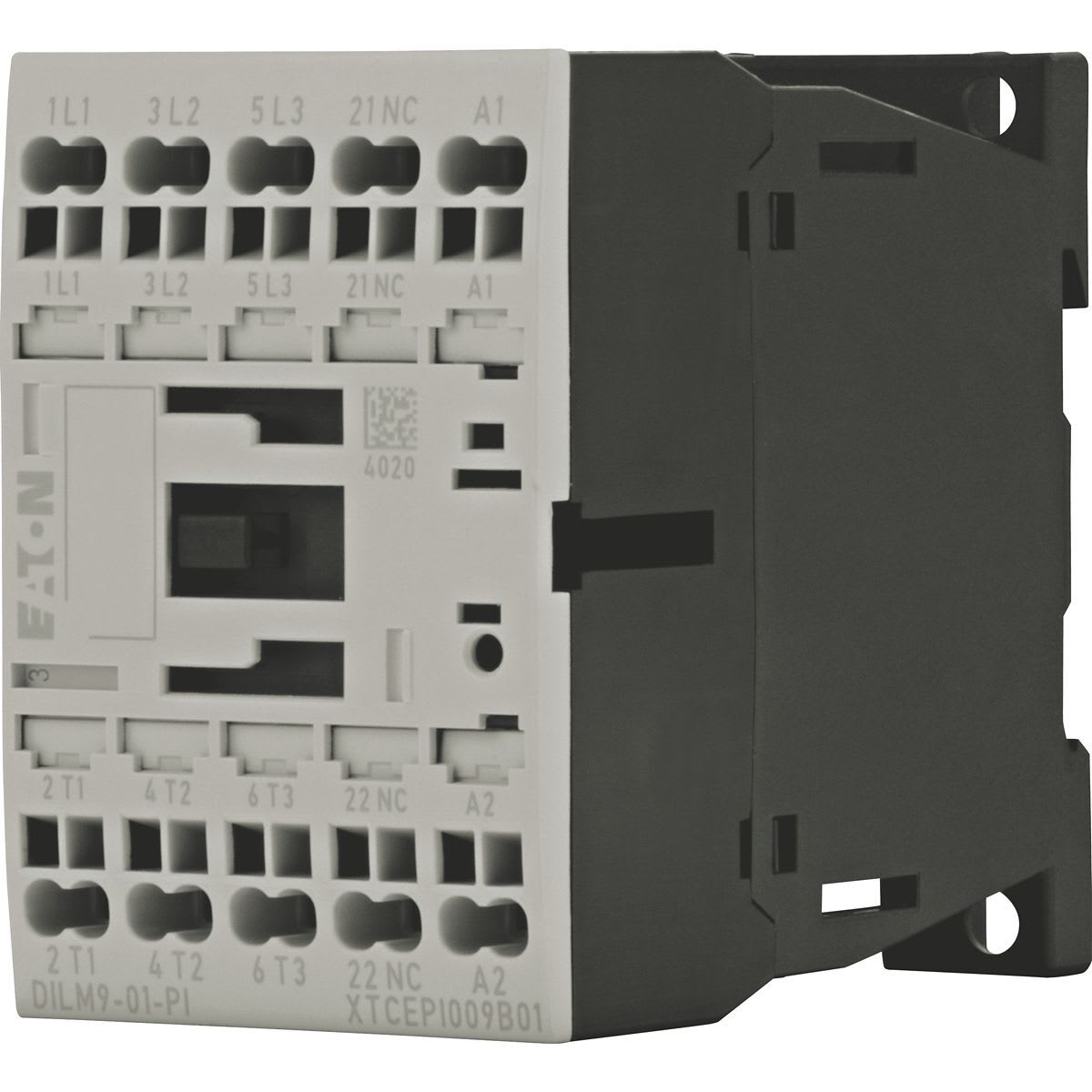 Eaton Electric - Kontaktor, 3-polet, 380 V 400 V 4 kW, 1 NC, 24 V DC, DC -Styring,  PI
