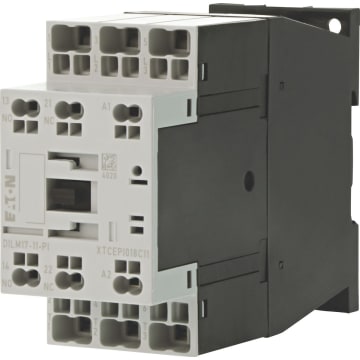 Kontaktor, 3-polet, 380 V 400 V 7.5 kW, 1 N/O, 1 NC, 42 V 50 Hz, 48 V 60 Hz, AC -Styring,  PI