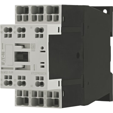Kontaktor, 3-polet, 380 V 400 V 15 kW, 1 N/O, 1 NC, 42 V 50 Hz, 48 V 60 Hz, AC -Styring,  PI