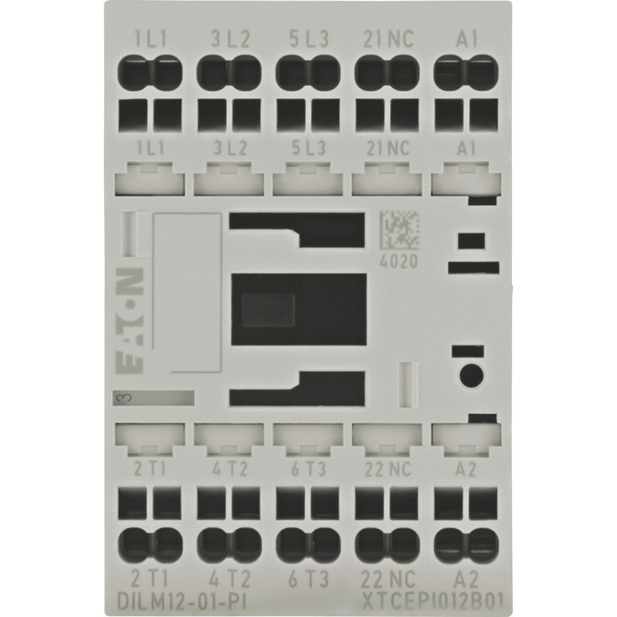 Eaton Electric - Kontaktor, 3-polet, 380 V 400 V 5.5 kW, 1 NC, 110 V 50 Hz, 120 V 60 Hz, AC -Styring,  PI