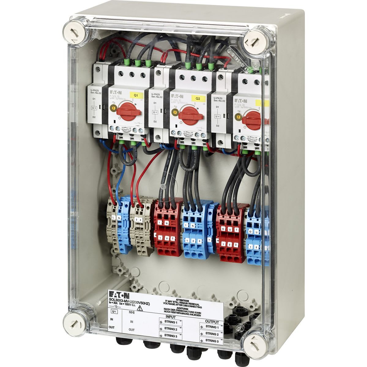 Eaton Electric - SOL30X3-SAFETY-MV-U(230V50HZ) Brannmanns bryter, for 3 stre