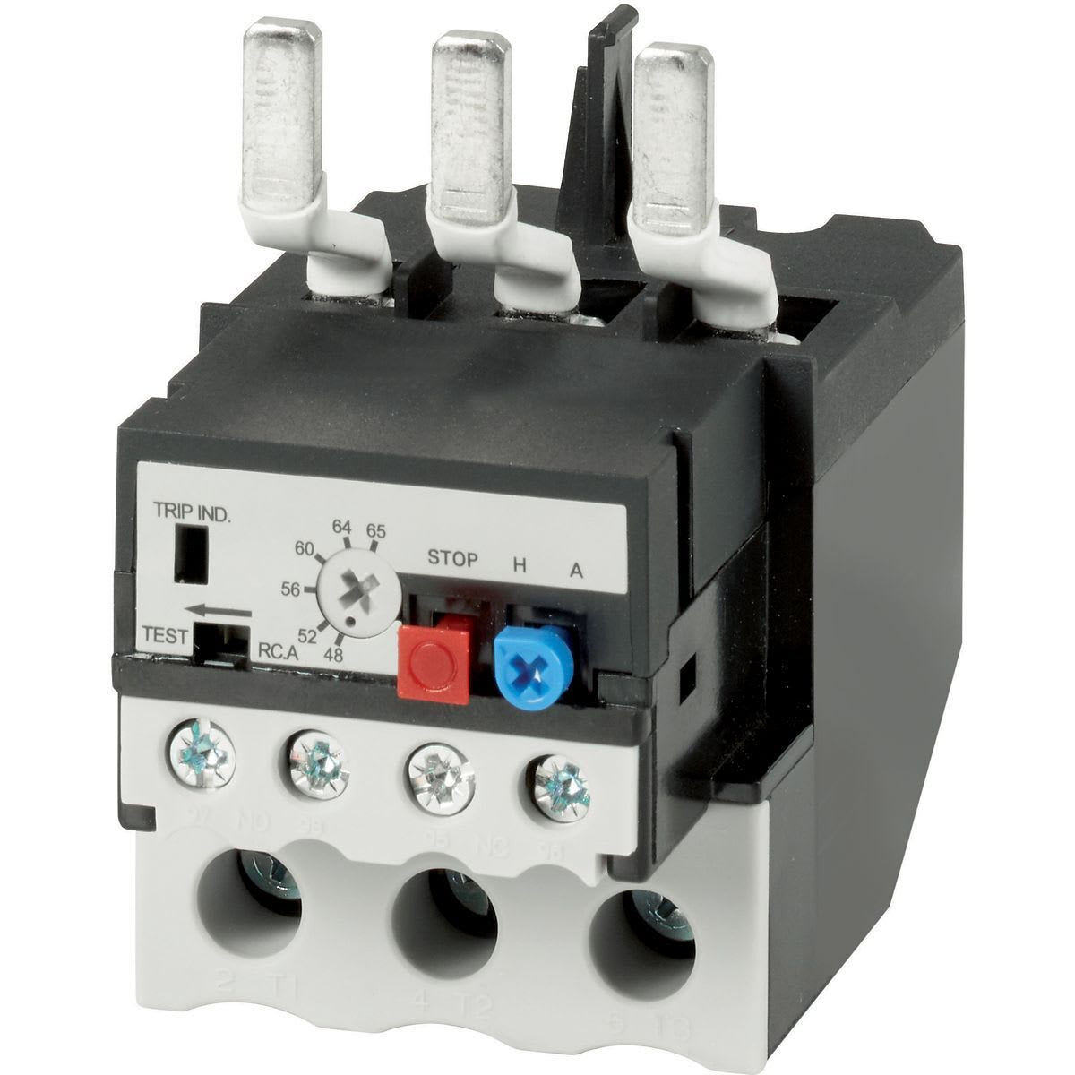 Eaton Electric - Overlast rele, ZBT65, Ir= 37 - 50 A, 1 N/O, 1 N/C, direkte montasje, IP20