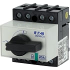 Eaton Electric - Lastskillebryter, DMM, 40 A, 4 pol, med svart vrigrep og drivaksel,