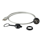 Eaton Electric - M22S-USB-SA Front element, svart +USB 2.0