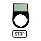 Eaton Electric - M22S-ST-GB0 Grav. skilt: STOP inkl. skilth
