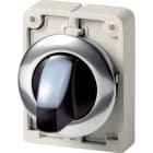 Eaton Electric - M30C-FWLKV-W Vribryter med lys Flat Front