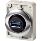 Eaton Electric - M30C-FUSB Flat Front, USB 3.0, front mo