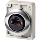 Eaton Electric - M30C-FRJ45 Flat Front, RJ45, front monta