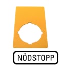 Eaton Electric - SKILT NØDSTOPP M22 -XZK-S99 33X50MM