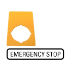 Eaton Electric - M22-XZK-GB99 SKILT EMERGENCY STOP 33x50