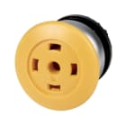 Eaton Electric - M22-DP-Y-X Soppknapp, imp, gul u/skilt