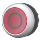 Eaton Electric - M22-DL-R-X0 Lystrykknapp, imp, rød/stopp