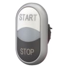 Eaton Electric - M22-DDL-WS-GB1/GB0 Dob.Tr.knapp Start/stopp m/lys