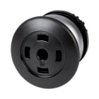 Eaton Electric - M22-DP-S-X Soppknapp, imp, sort u/skilt