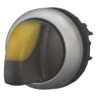 Eaton Electric - M22-WRLK3-Y Vendebryter m/lys, fast 1-0-2, gul
