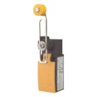 Eaton Electric - Posisjonsbryter, Justerbar rullearm, komplett enhet, 1 N/O, 1 NC, inntrykksklemme, gul