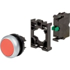 Eaton Electric - M22-D-R-K10-BVP Kompl. Trykknapp Imp. 1NO, Fr