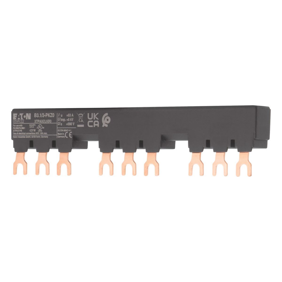 Eaton Electric - B3.1/3-PKZ0 SAMLESKINNE 3 BRYTERE+HJ.KONT.