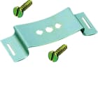 Hager - Din-skinne klips 10mm, sneppes på din-skinne