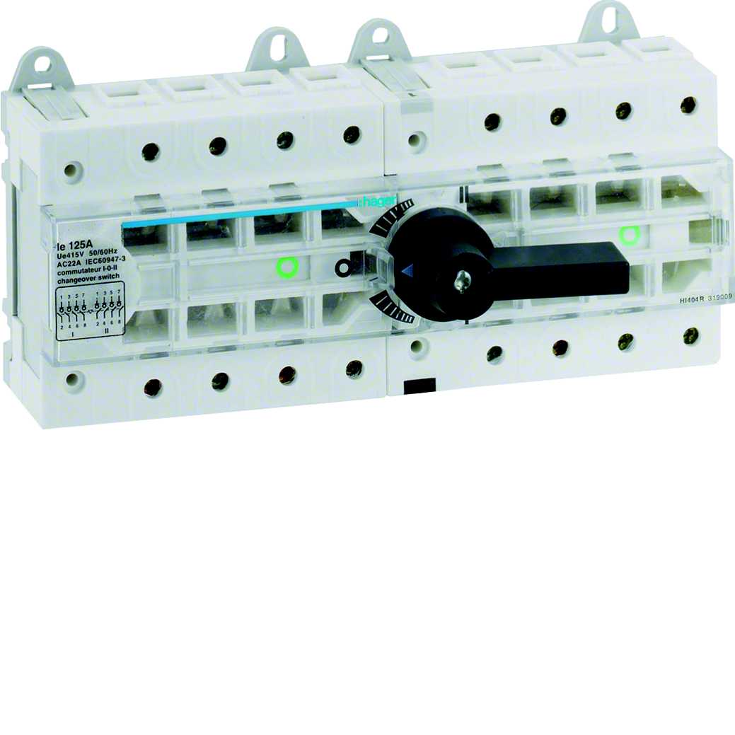 Hager - LASTVENDER 80A 4-POL.12 MOD.