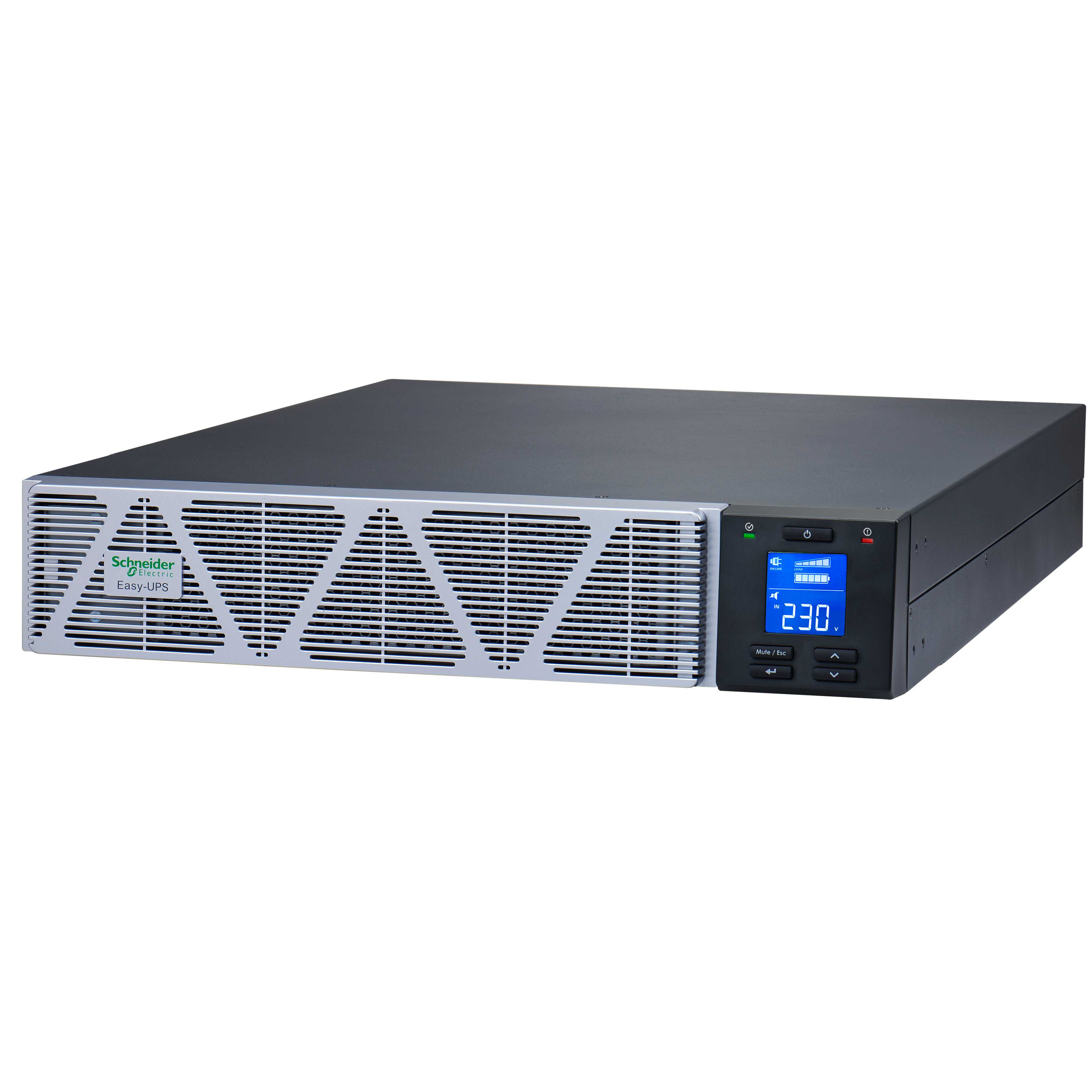 Schneider Electric - Easy UPS SRVS Li-Ion 3kVA, Tower/Rack 2U, 230V, in: 1x C20, ut: 6x C13 1x C19 , med rail kit