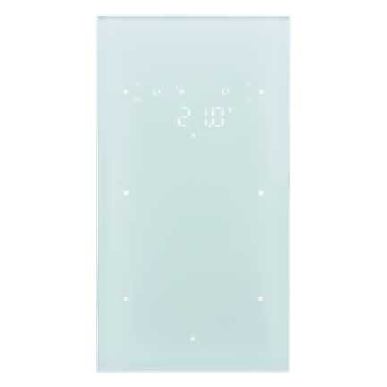 Tebis - TS 2 K GLASS HVIT M TERMOSTAT