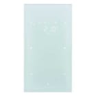 Tebis - TS 2 K GLASS HVIT M TERMOSTAT