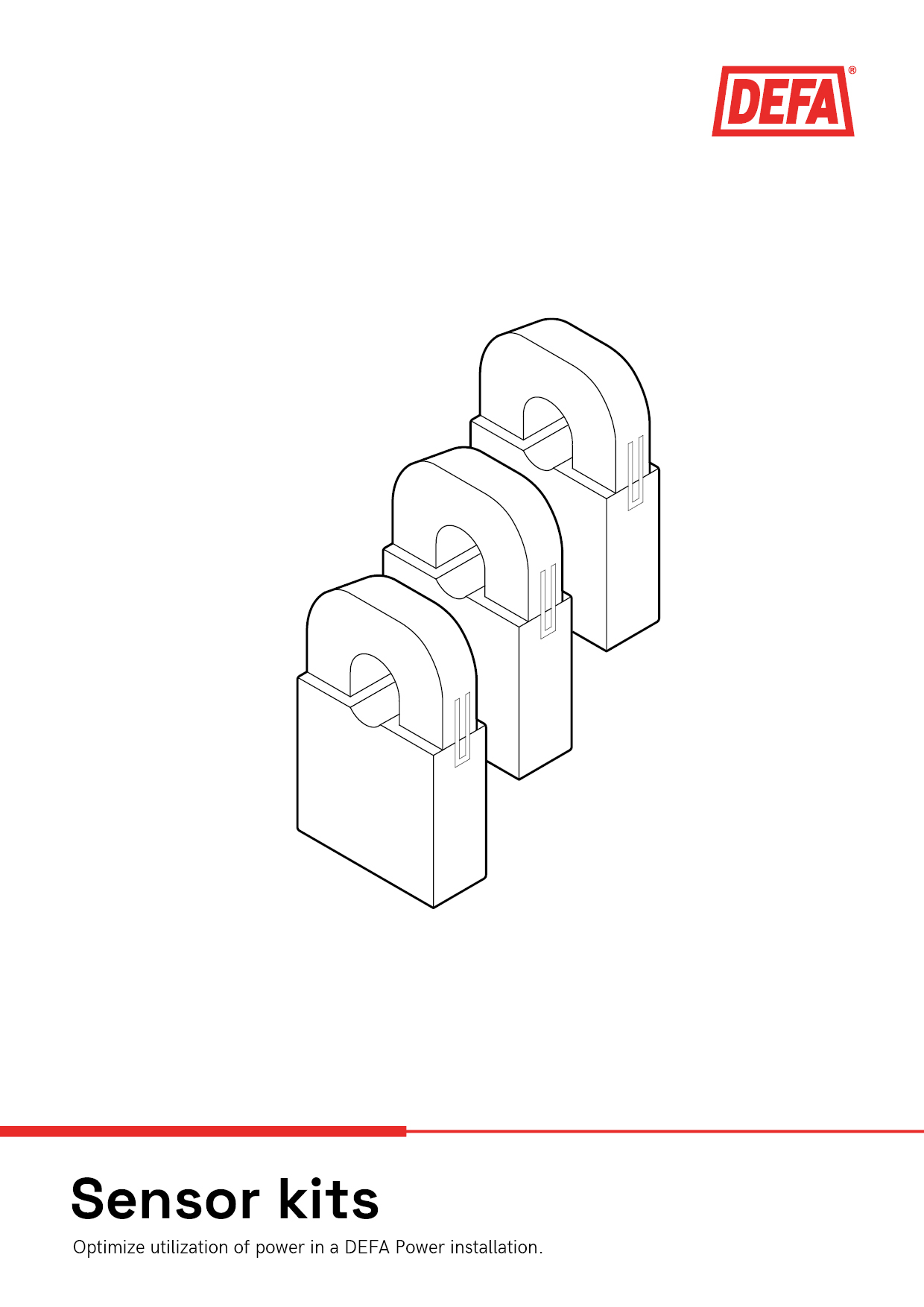 Unknown - DEFA Sensor Kit CT 3x200A Benyttes sammen med 715008