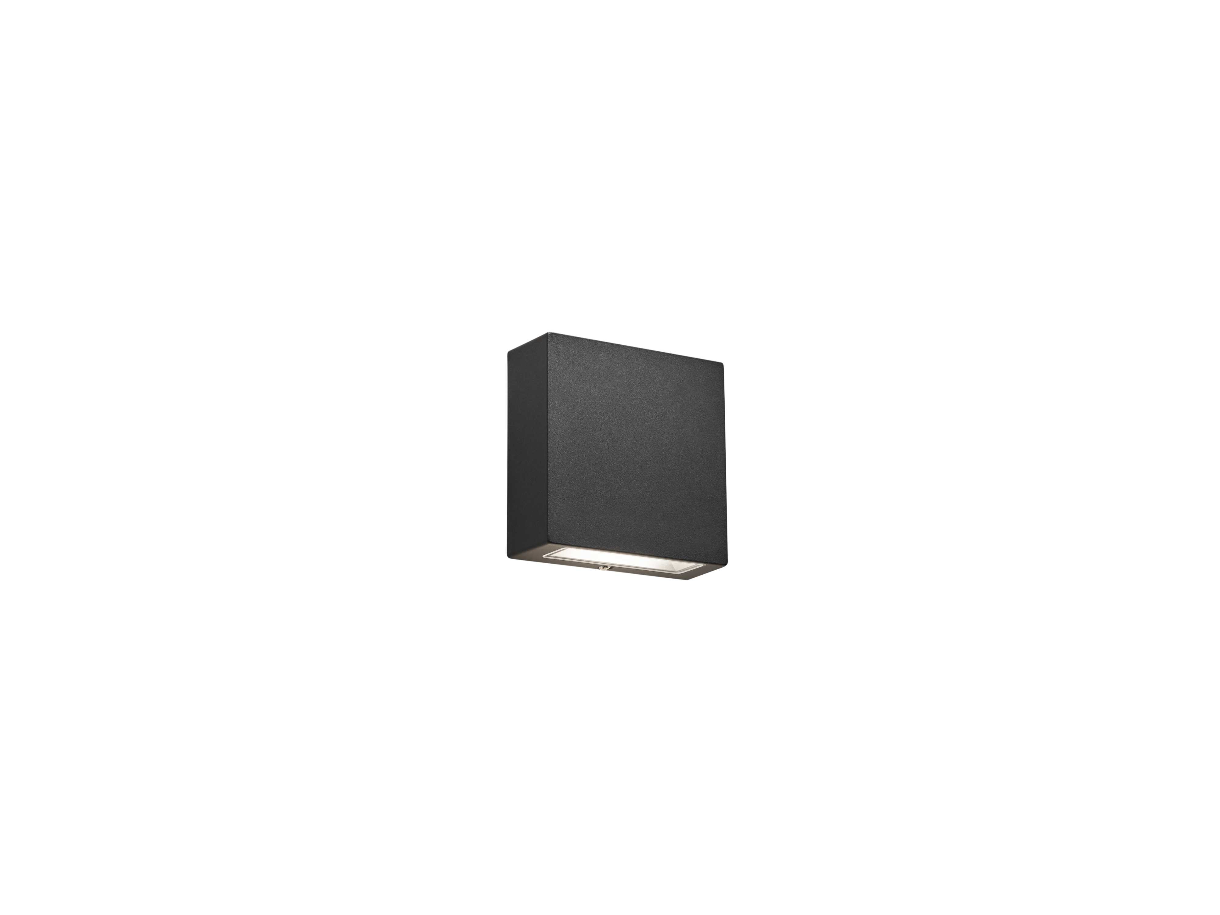 Hide-a-lite - Pixo S II Svart 2700K/3000K/4000K, 540–1900 lm, 6,5–22 W, 2x90° spredn., IP65, IK10. Fasedim driver