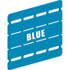 Wibe Group - Merkeplate 93 Blå