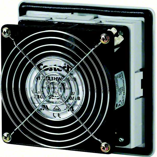 Hager - Vifter til elektroskap, 230 V, 20 W, 57m3/h, 150x150mm