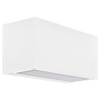 Unilamp - Case 1x12W IP55 Asy Hvit Veggarmatur nedlys