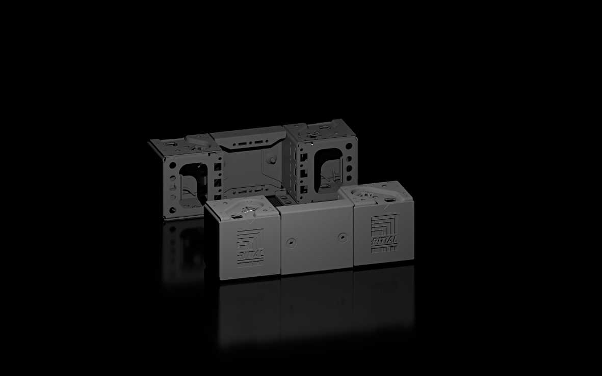 Rittal - VX Sokkel inkl foran/bak pane