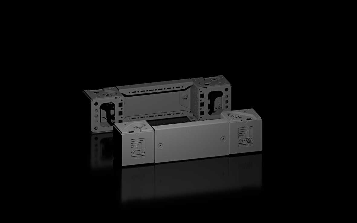 Rittal - VX Sokkel inkl foran/bak pane